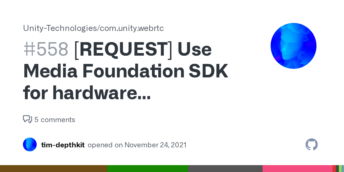 [REQUEST] Use Media Foundation SDK for hardware accelerated video encode and decode on Windows