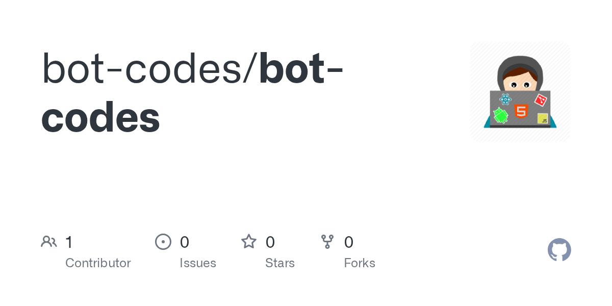 GitHub botcodes/botcodes