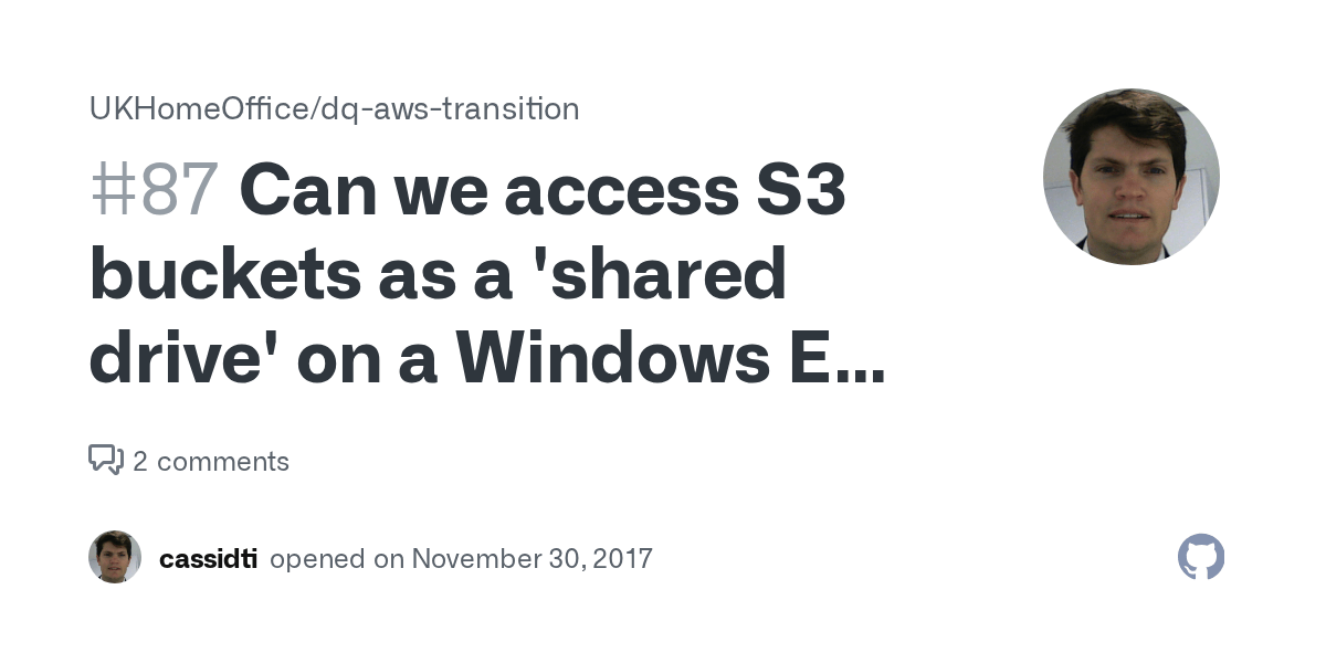Can we access S3 buckets as a 'shared drive' on a Windows EC2 instance
