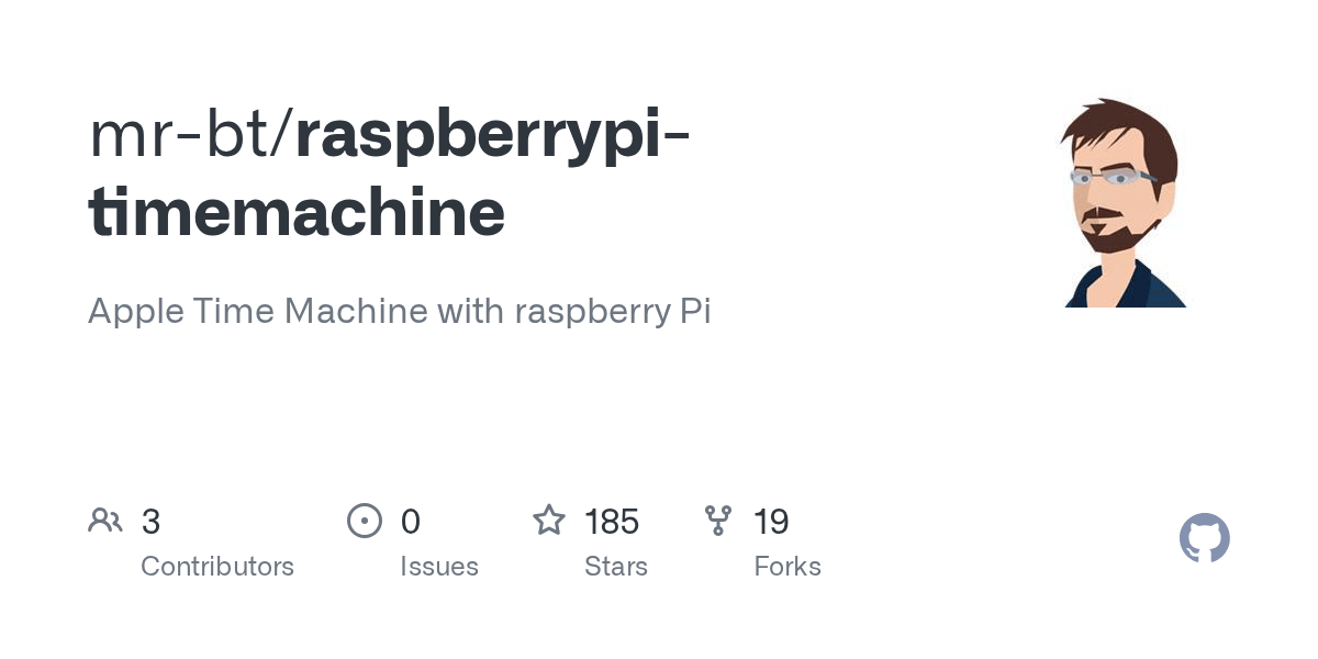 GitHub mrbt/raspberrypitimemachine Apple Time Machine with