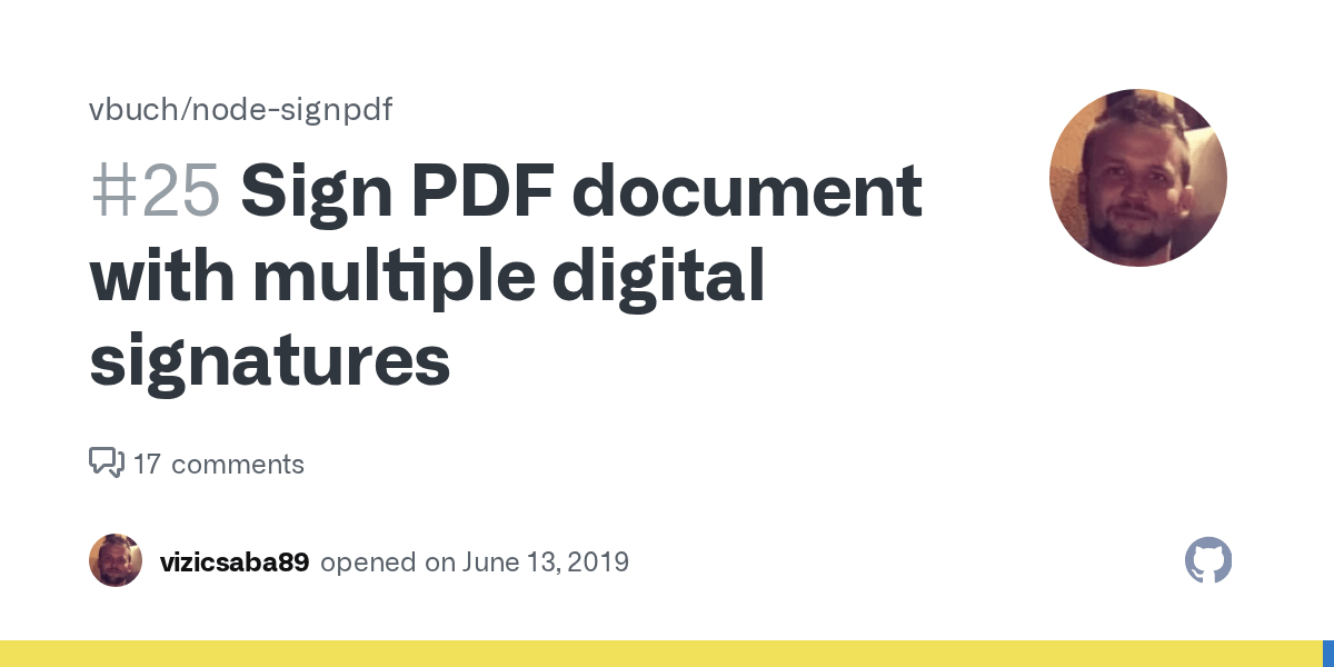 Sign PDF document with multiple digital signatures · Issue 25 · vbuch