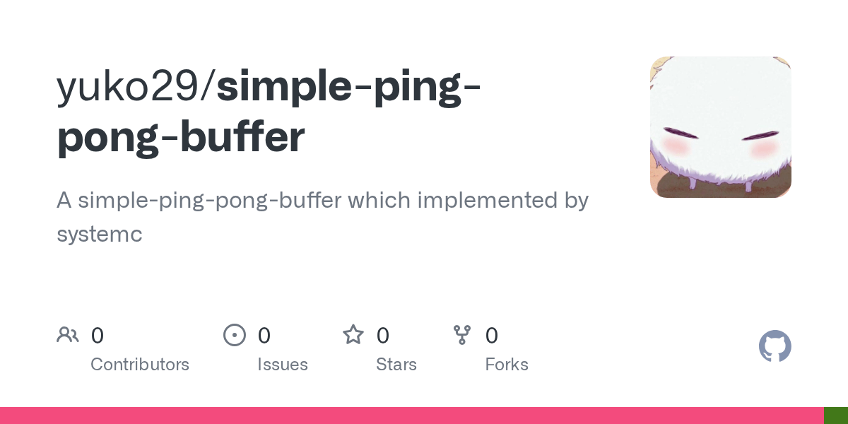 GitHub yuko29/simplepingpongbuffer A simplepingpongbuffer
