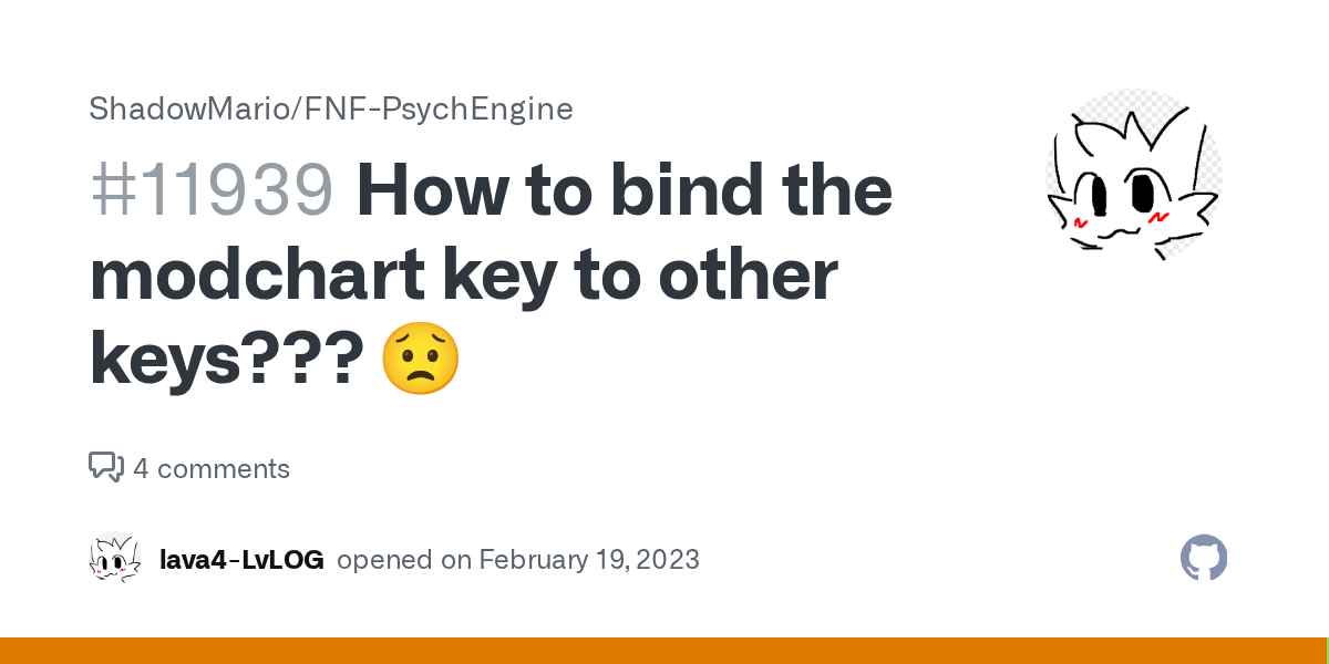 How to bind the modchart key to other keys??? 😟 · Issue 11939