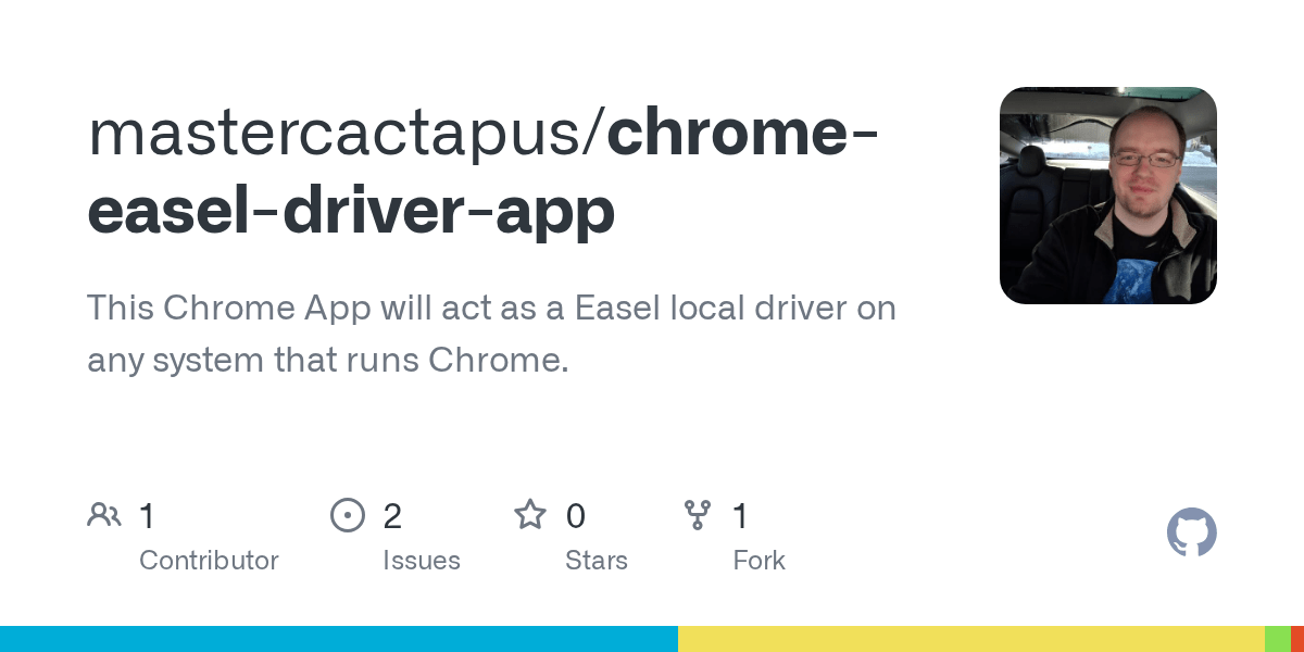 GitHub mastercactapus/chromeeaseldriverapp This Chrome App will