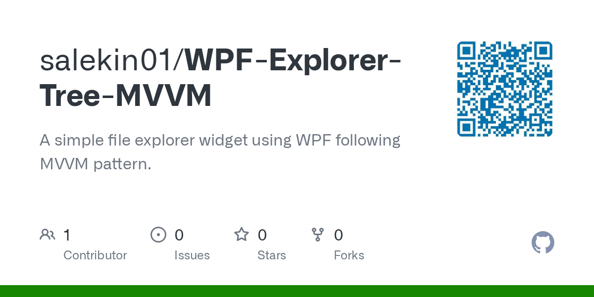 GitHub salekin01/WPFExplorerTreeMVVM A simple file explorer