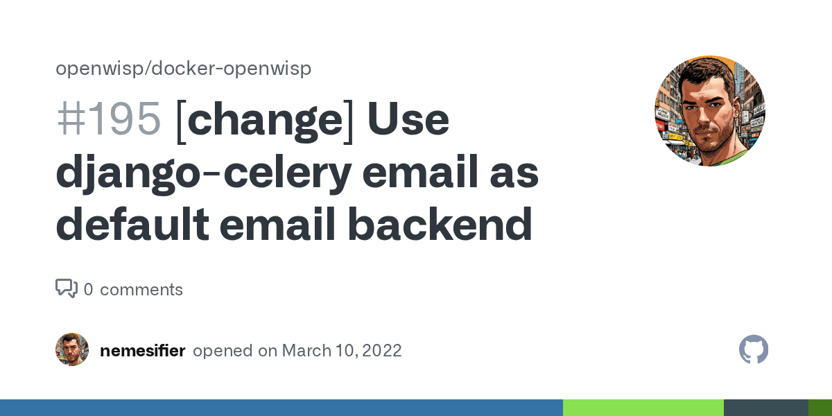[change] Use djangocelery email as default email backend · Issue 195