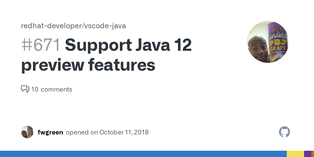 Support Java 12 preview features · Issue 671 · redhatdeveloper/vscode
