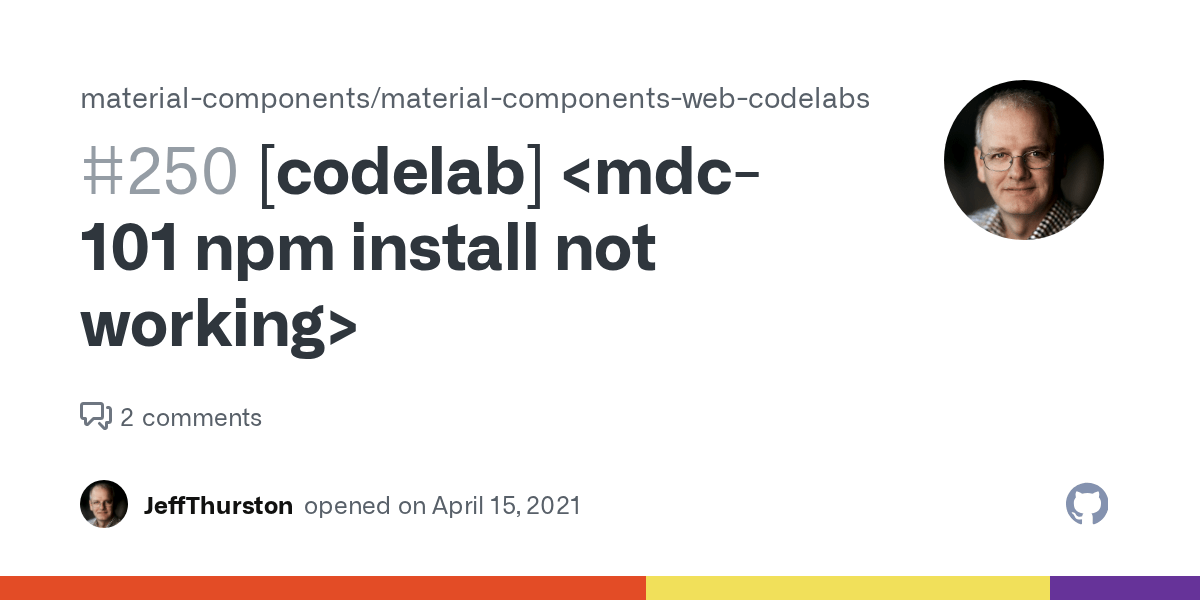 [codelab] · Issue 250 · · GitHub