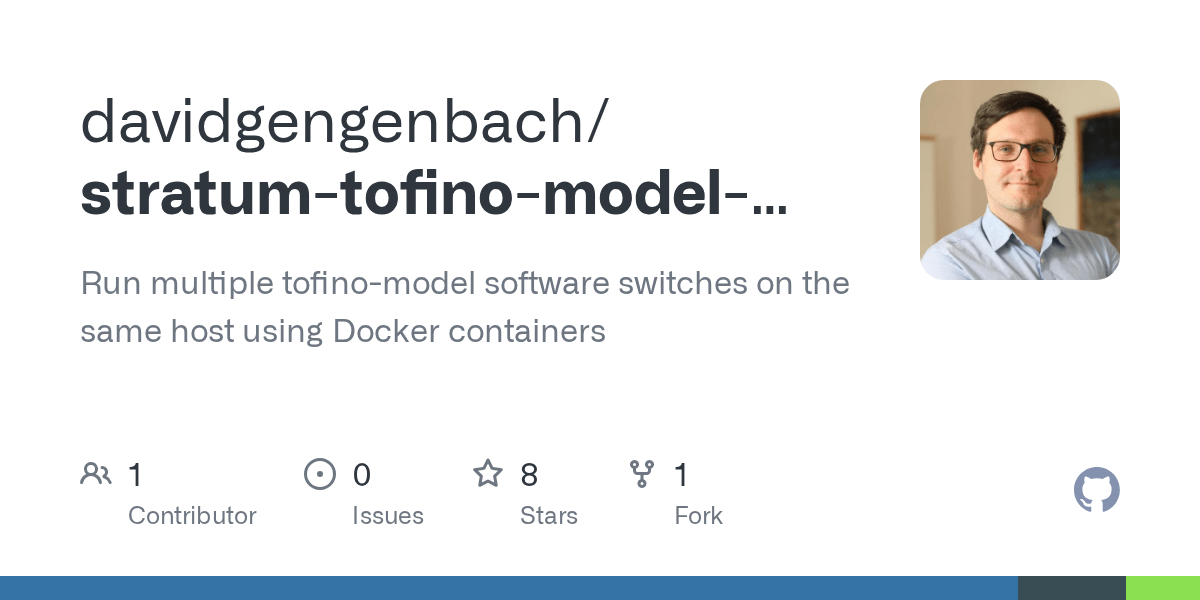 GitHub davidgengenbach/stratumtofinomodeltest Run multiple tofino