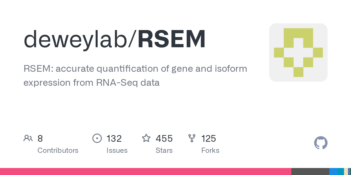 GitHub deweylab/RSEM RSEM accurate quantification of gene and