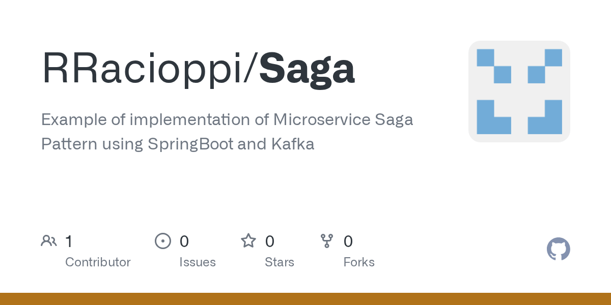 GitHub RRacioppi/Saga Example of implementation of Microservice Saga