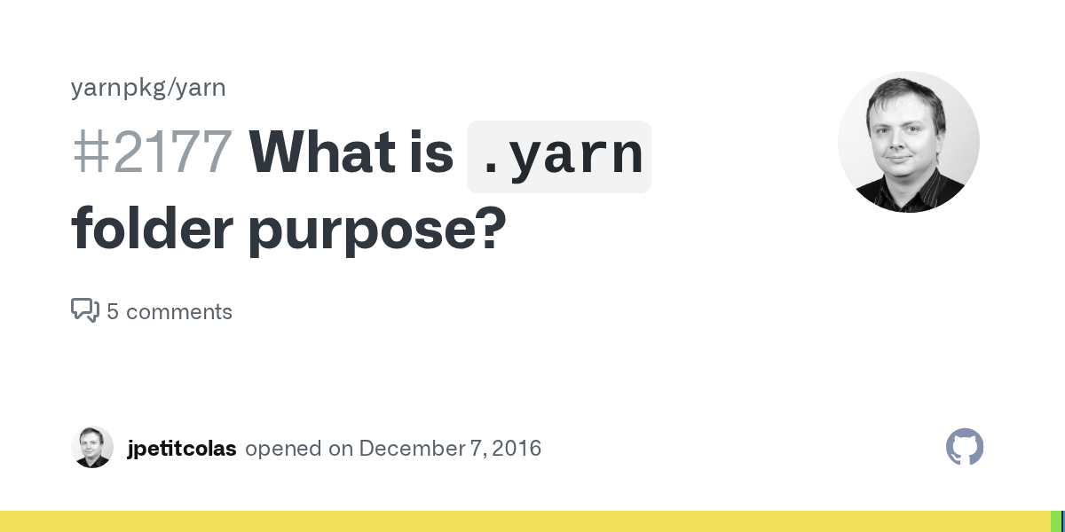 What is `.yarn` folder purpose? · Issue 2177 · yarnpkg/yarn · GitHub