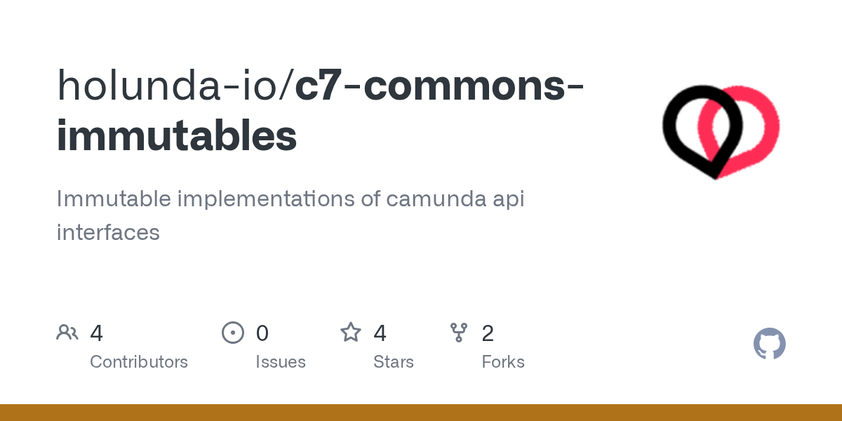 GitHub Immutable implementations of camunda api interfaces