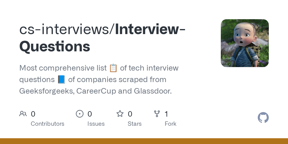 GitHub csinterviews/InterviewQuestions Most comprehensive list of