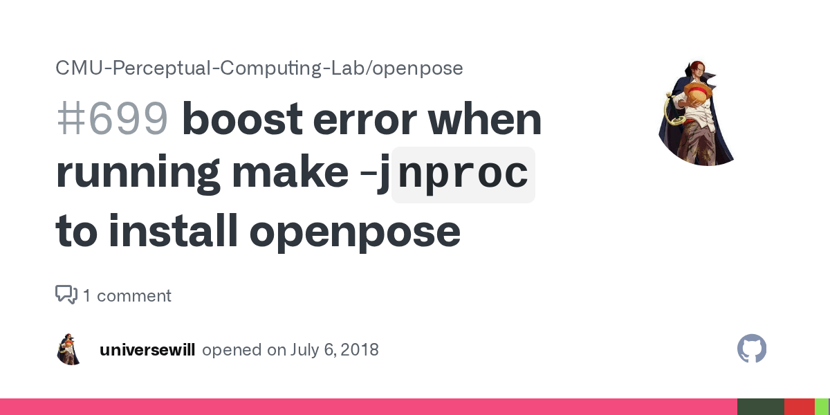 boost error when running make j`nproc` to install openpose · Issue