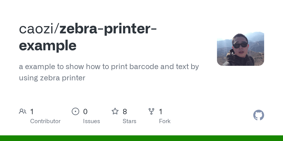 GitHub caozi/zebraprinterexample a example to show how to print