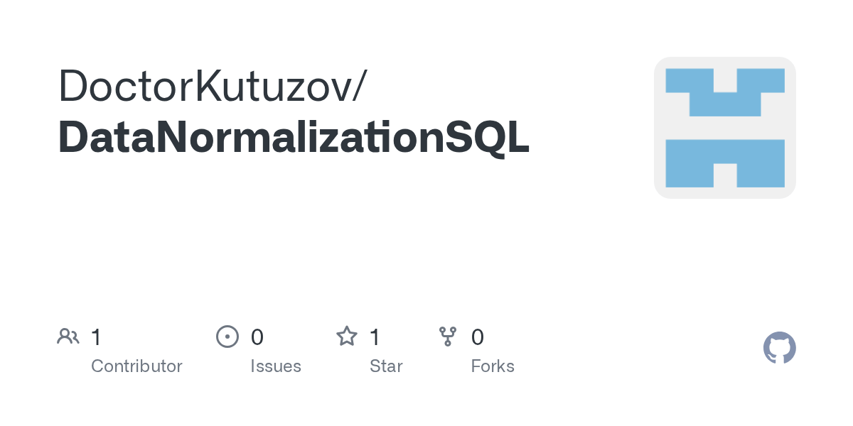 DataNormalizationSQL/create_tables.sql at main · DoctorKutuzov