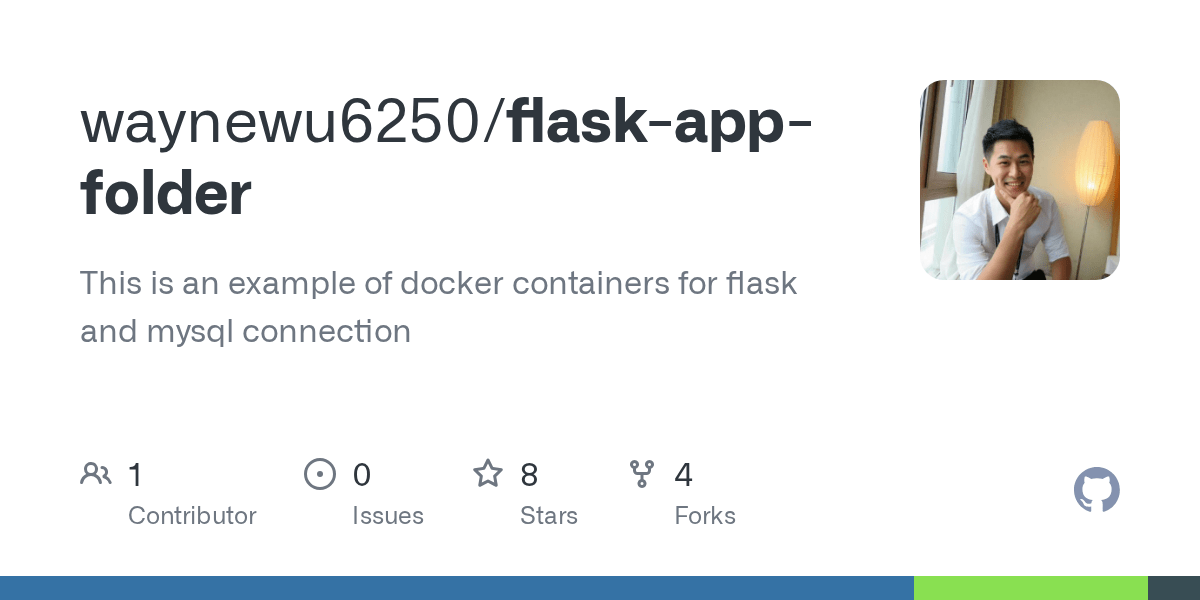 GitHub waynewu6250/flaskappfolder This is an example of docker
