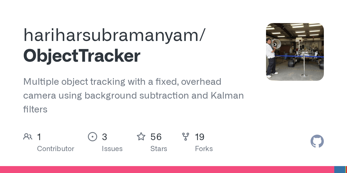 GitHub hariharsubramanyam/ObjectTracker Multiple object tracking