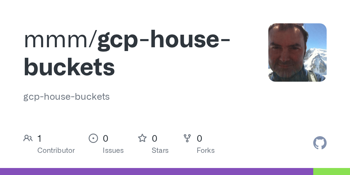 GitHub mmm/gcphousebuckets gcphousebuckets