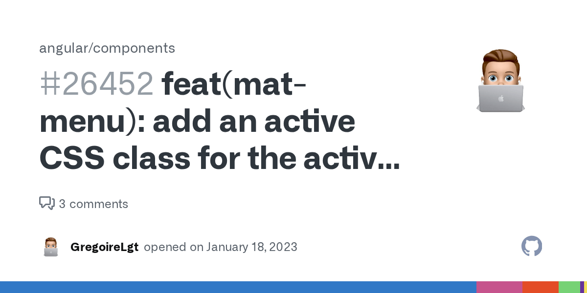 feat(matmenu) add an active CSS class for the active (selected) mat