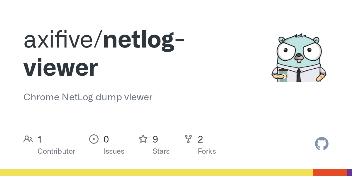 GitHub Chrome NetLog dump viewer