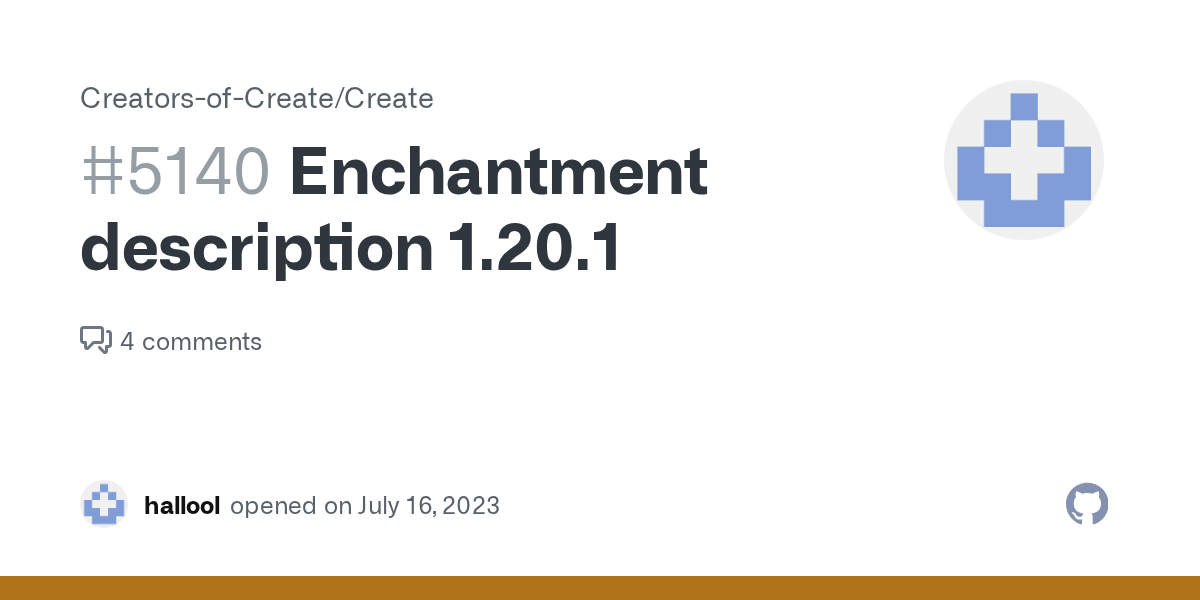 Enchantment description 1.20.1 · Issue 5140 · CreatorsofCreate