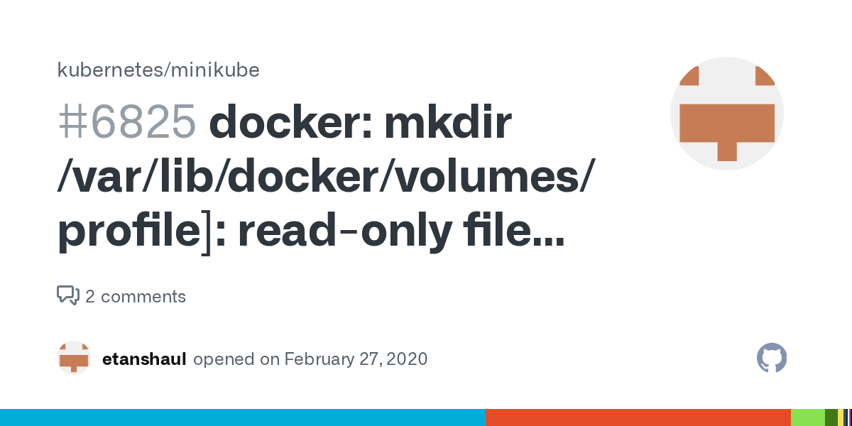 docker mkdir /var/lib/docker/volumes/[myprofile] readonly file