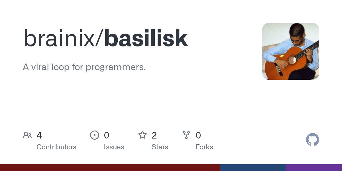 GitHub brainix/basilisk A viral loop for programmers.