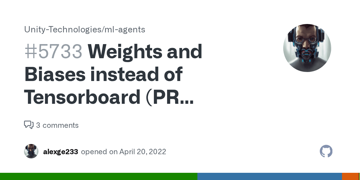 Weights and Biases instead of Tensorboard (PR request) · Issue 5733