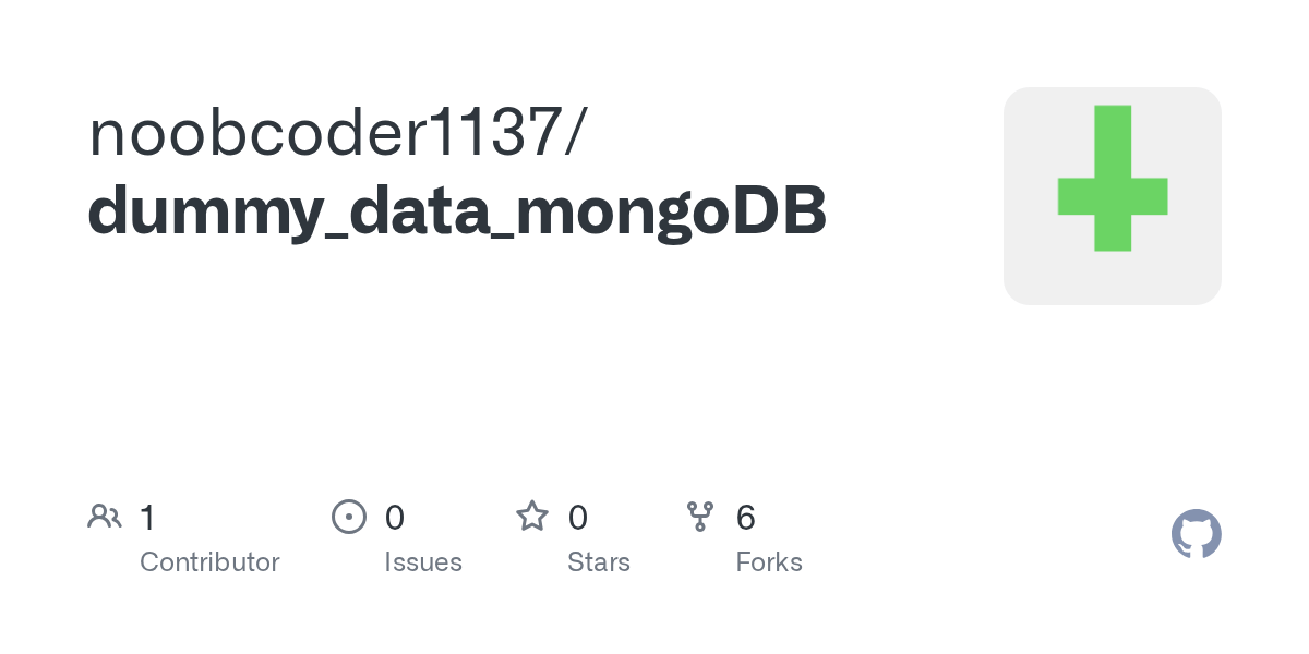 dummy_data_mongoDB/dummy.json at master · noobcoder1137/dummy_data