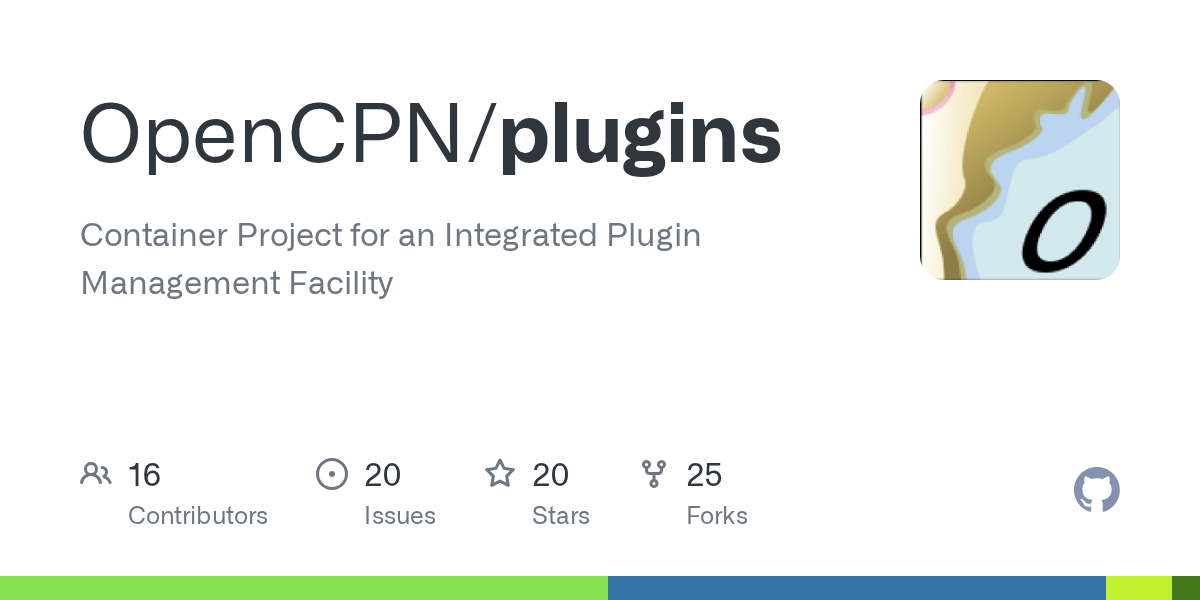 GitHub OpenCPN/plugins Container Project for an Integrated Plugin