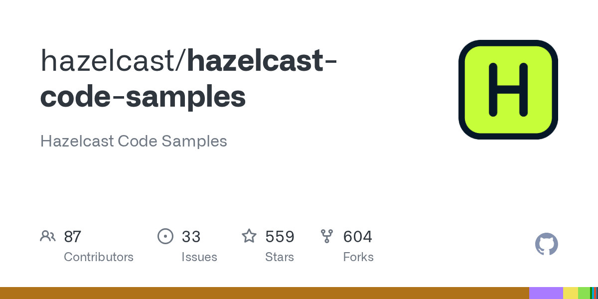 GitHub hazelcast/hazelcastcodesamples Hazelcast Code Samples