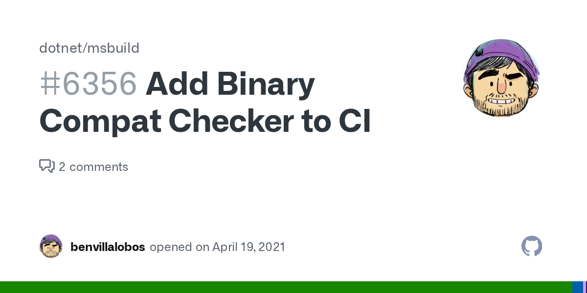 Add Binary Compat Checker to CI · Issue 6356 · · GitHub