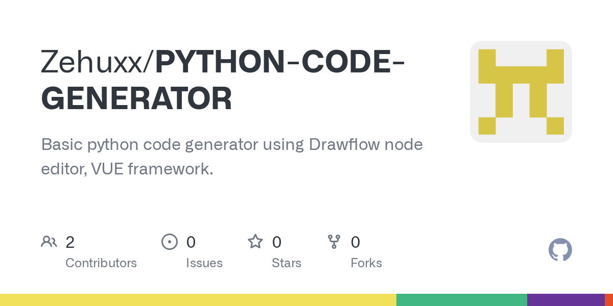 GitHub Zehuxx/PYTHONCODEGENERATOR Basic python code generator