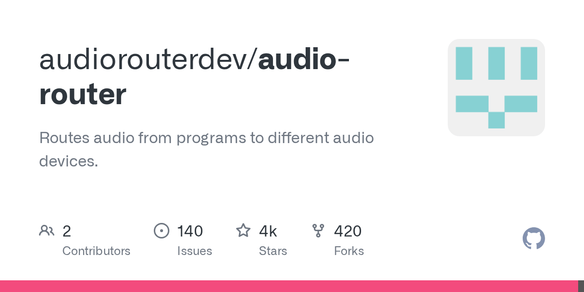 Actions · audiorouterdev/audio-router · GitHub
