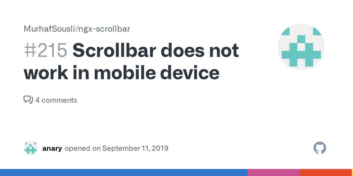 Scrollbar does not work in mobile device · Issue 215 · MurhafSousli