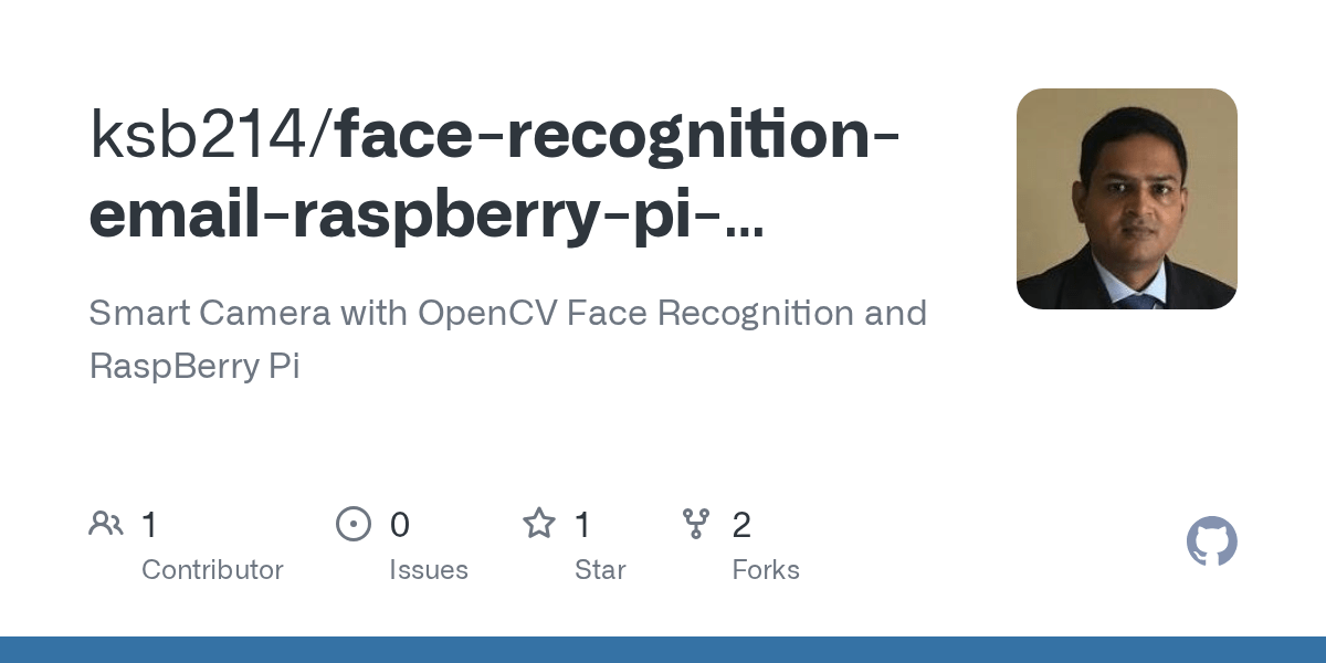 GitHub ksb214/facerecognitionemailraspberrypicamera Smart