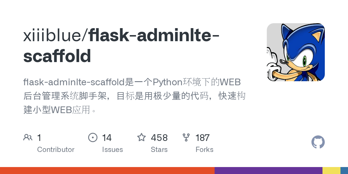 GitHub xiiiblue/flaskadminltescaffold flaskadminltescaffold是一个