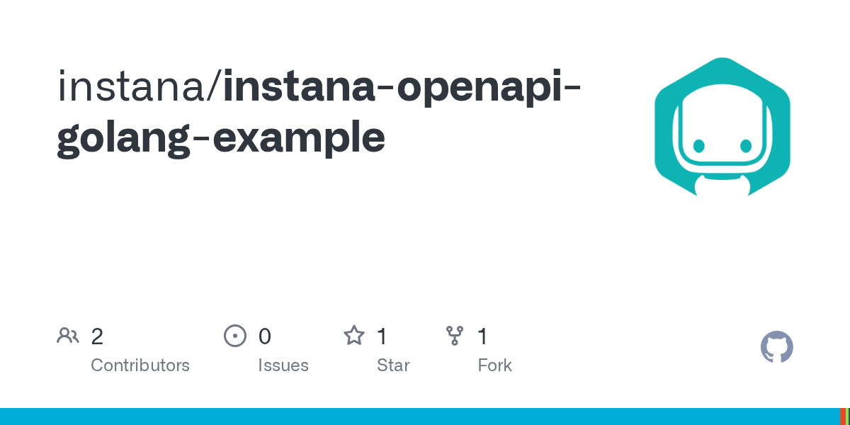 GitHub instana/instanaopenapigolangexample