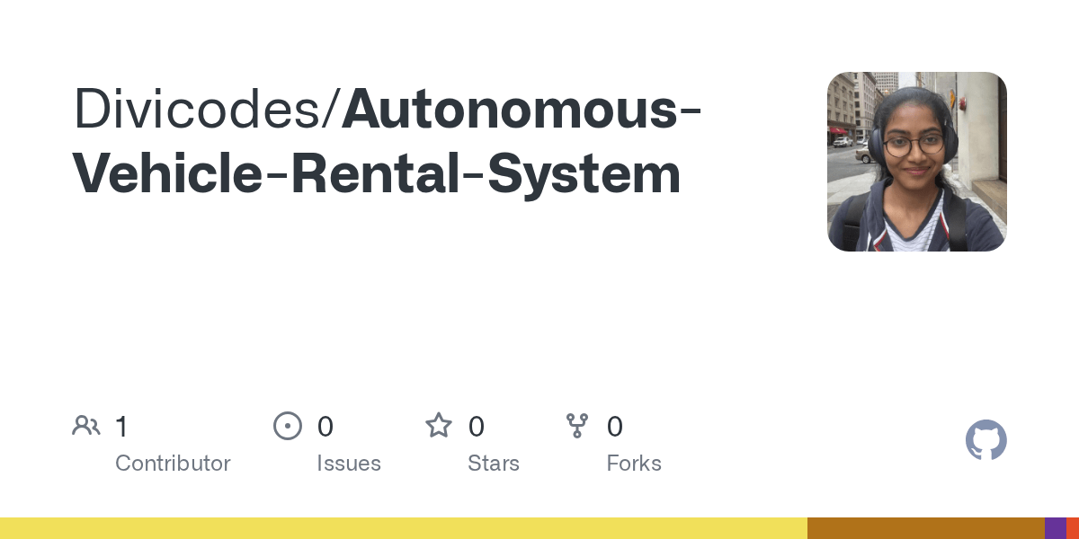 GitHub Divicodes/AutonomousVehicleRentalSystem