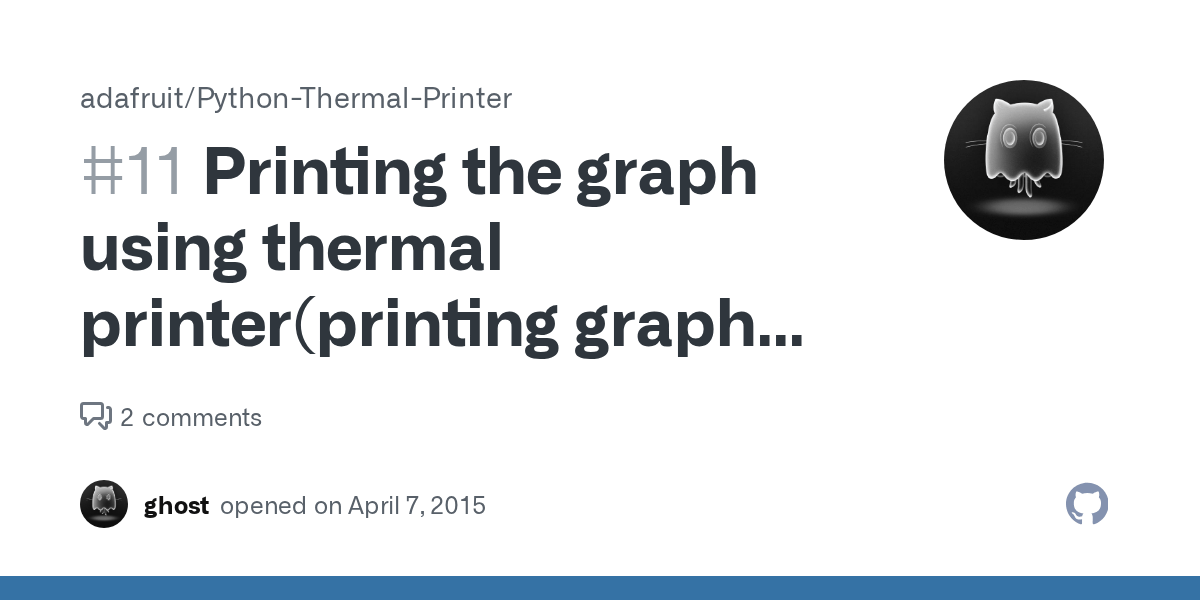 Printing the graph using thermal printer(printing graph image is not