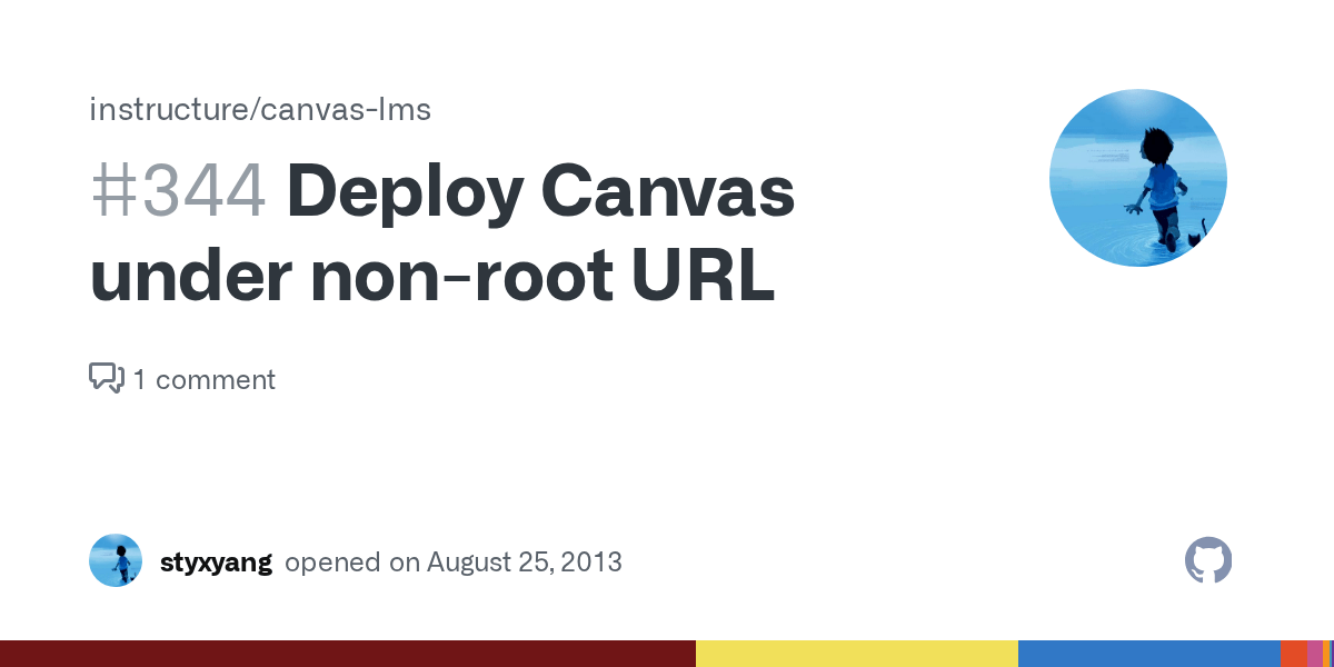 Deploy Canvas under nonroot URL · Issue 344 · instructure/canvaslms