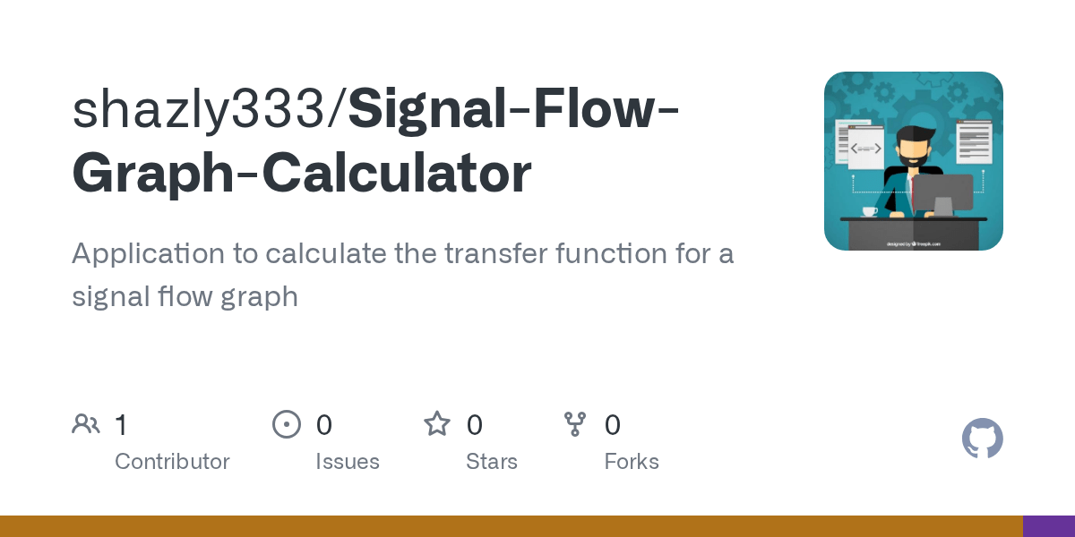 GitHub shazly333/SignalFlowGraphCalculator Application to
