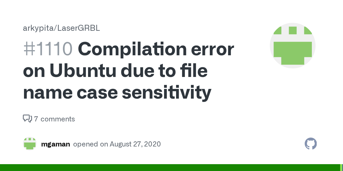 Compilation error on Ubuntu due to file name case sensitivity · Issue
