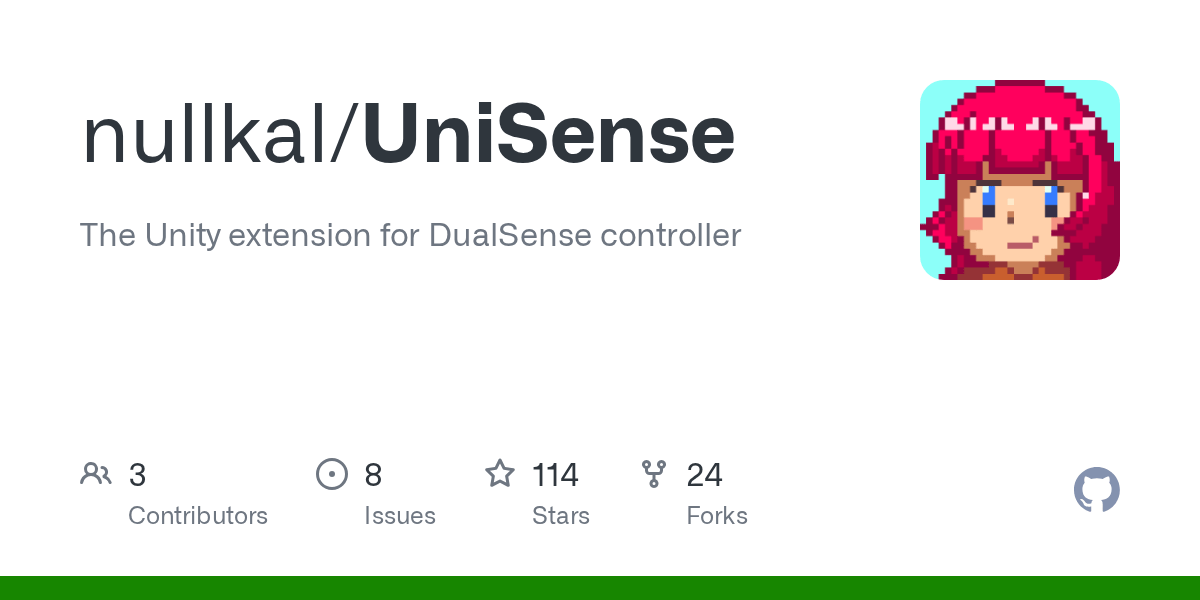 GitHub nullkal/UniSense The Unity extension for DualSense controller