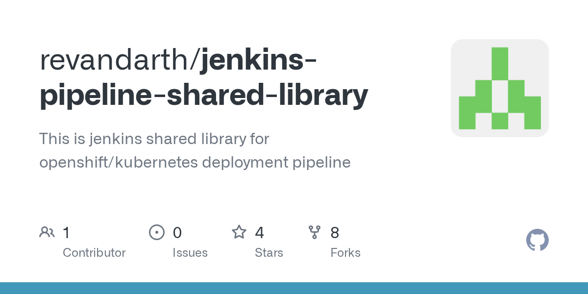 GitHub revandarth/jenkinspipelinesharedlibrary This is jenkins