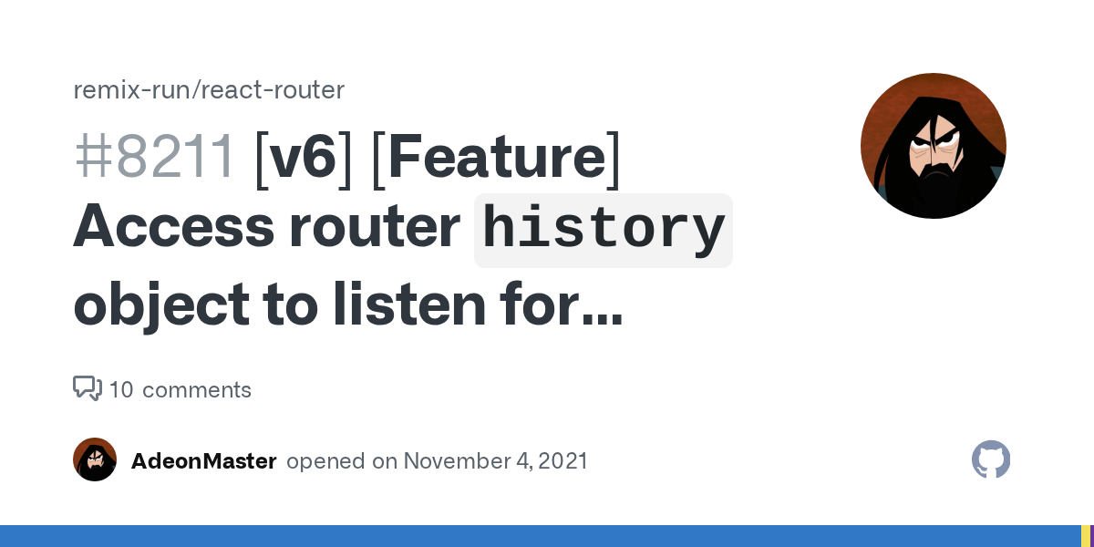 [v6] [Feature] Access router `history` object to listen for location