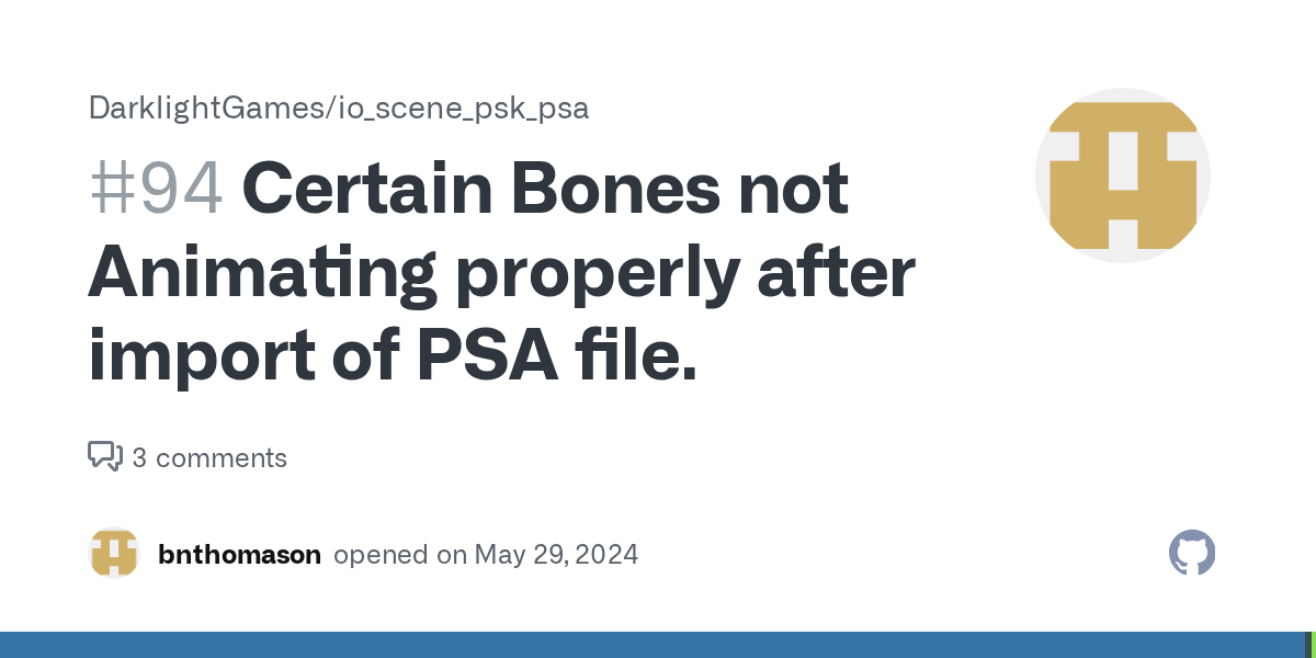Certain Bones not Animating properly after import of PSA file. · Issue