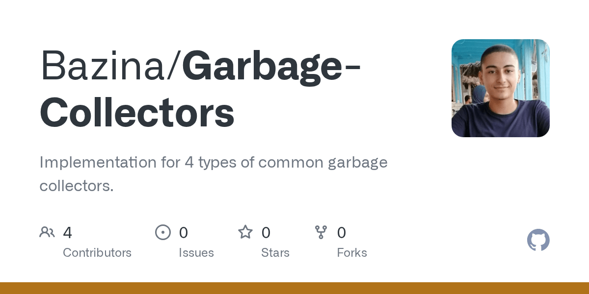 GitHub Bazina/GarbageCollectors Implementation for 4 types of